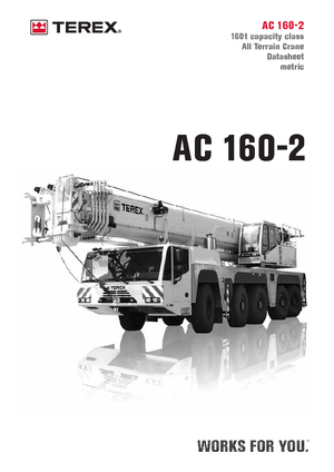 Кранове за всякакви терени Terex-Demag AC 160-2 (10x8x8)