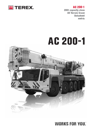 Кранове за всякакви терени Terex-Demag AC 200-1 (10x8x8)