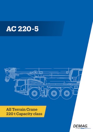 Кранове за всякакви терени Demag AC 220-5