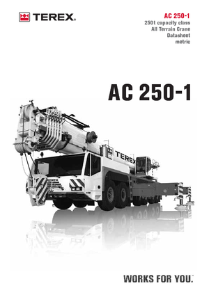 Кранове за всякакви терени Terex-Demag AC 250-1 (12x8x10)