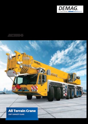 Кранове за всякакви терени Demag AC 350-6