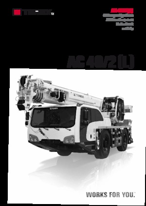 Кранове за всякакви терени Terex-Demag AC 40/2L