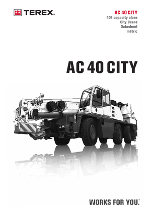 Кранове за всякакви терени Terex-Demag AC 40 City (6x4x6)