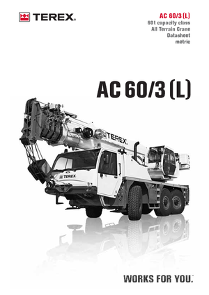Кранове за всякакви терени Terex-Demag AC 60/3 (6x6x6)