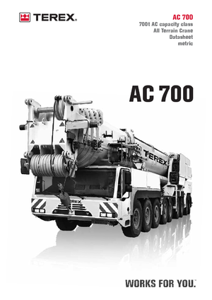 Кранове за всякакви терени Terex-Demag AC 700 (18x8x16)