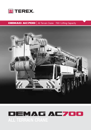 Кранове за всякакви терени Terex-Demag AC 700 (18x8x16)