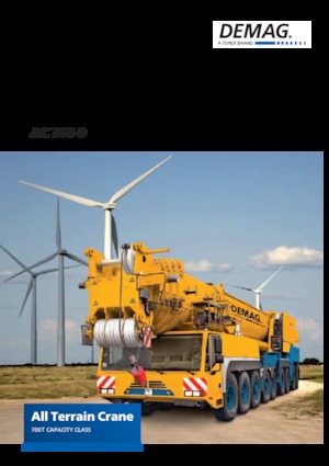 Кранове за всякакви терени Demag AC 700-9