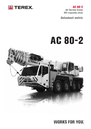 Кранове за всякакви терени Terex-Demag AC 80-2 (8x8x8)