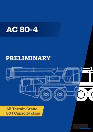 Кранове за всякакви терени Demag AC 80-4