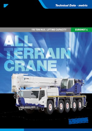 Кранове за всякакви терени Tadano ATF 110G-5 