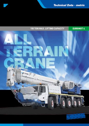 Кранове за всякакви терени Tadano ATF110G-5 