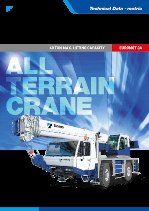 Кранове за всякакви терени Tadano ATF 40G-2