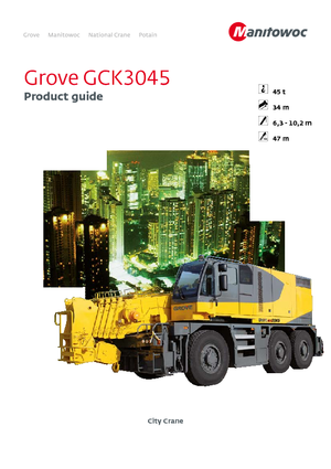 Кранове за всякакви терени Grove GCK3045 