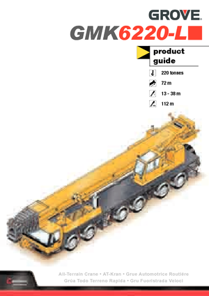 Кранове за всякакви терени Grove GMK6220L