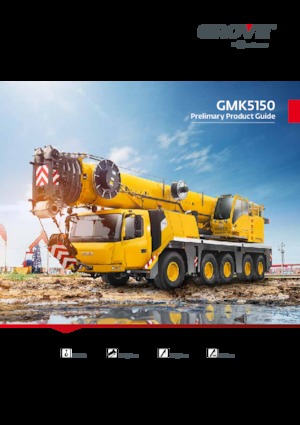Кранове за всякакви терени Grove GMK5150 