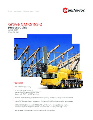 Кранове за всякакви терени Grove GMK5165-2