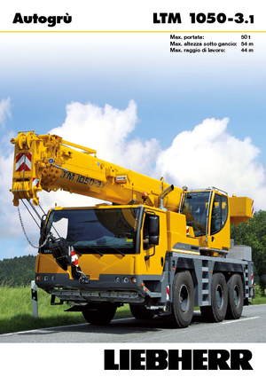 Кранове за всякакви терени Liebherr LTM 1050-3.1 