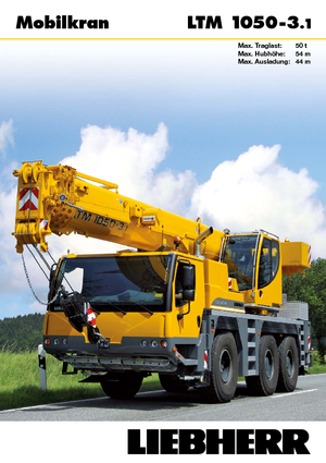 Кранове за всякакви терени Liebherr LTM 1050-3.1 