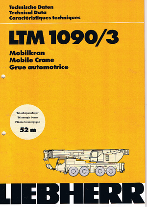 Кранове за всякакви терени Liebherr LTM 1090/3 (8x8x6)