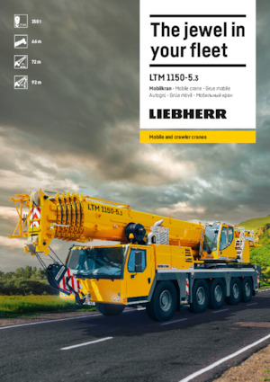Кранове за всякакви терени Liebherr LTM 1150-5.3