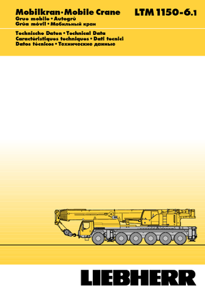 Кранове за всякакви терени Liebherr LTM 1150-6.1 (12x6x12)