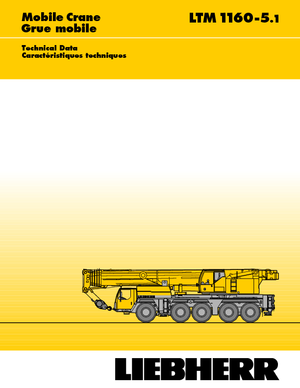 Кранове за всякакви терени Liebherr LTM 1160-5.1 (10x6x8)