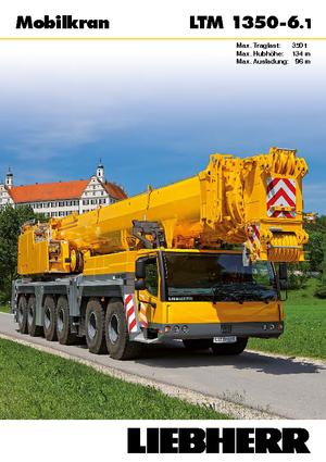 Кранове за всякакви терени Liebherr LTM 1350-6.1 