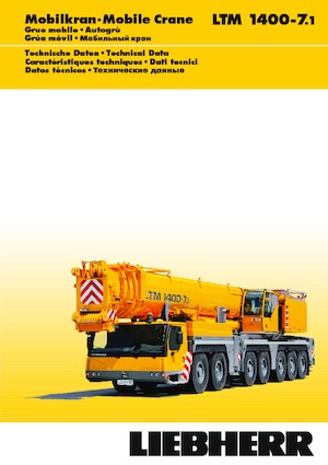 Кранове за всякакви терени Liebherr LTM 1400-7.1 