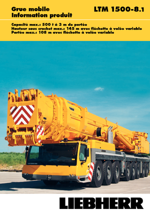 Кранове за всякакви терени Liebherr LTM 1500-8.1