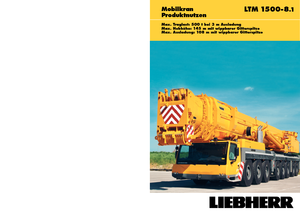 Кранове за всякакви терени Liebherr LTM 1500-8.1