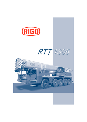Кранове за всякакви терени RIGO RTT 1305
