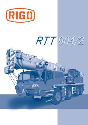 Кранове за всякакви терени RIGO RTT 904/2