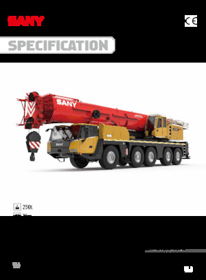 Кранове за всякакви терени Sany SAC2500E
