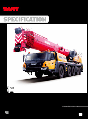 Кранове за всякакви терени Sany SAC2500T7