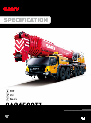 Кранове за всякакви терени Sany SAC4500T7