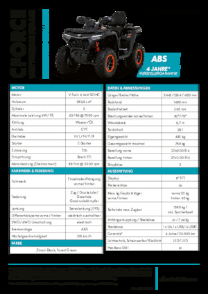 Автомобили за всякакви терени (ATV) и мотори на четири колела CFMOTO CFORCE 1000 Touring Pro