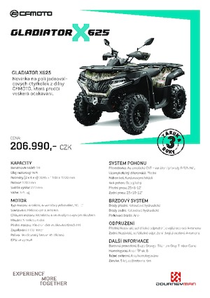 Автомобили за всякакви терени (ATV) и мотори на четири колела CFMOTO Gladiator X625 