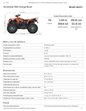 Автомобили за всякакви терени (ATV) и мотори на четири колела Polaris Scrambler 850