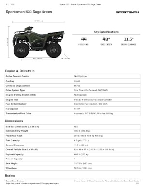 Автомобили за всякакви терени (ATV) и мотори на четири колела Polaris Sportsman 570
