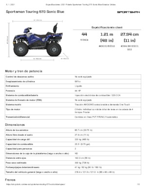 Автомобили за всякакви терени (ATV) и мотори на четири колела Polaris Sportsman touring 570