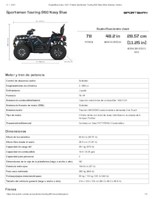 Автомобили за всякакви терени (ATV) и мотори на четири колела Polaris Sportsman touring 850 