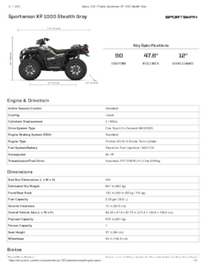 Автомобили за всякакви терени (ATV) и мотори на четири колела Polaris Sportsman XP 1000