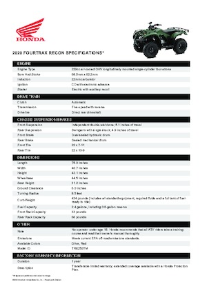 Автомобили за всякакви терени (ATV) и мотори на четири колела Honda TRX250TM 