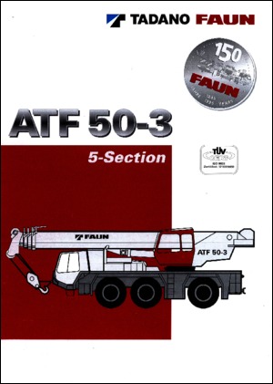 Кранове за всякакви терени Tadano ATF  50-3-5 S (4x4)