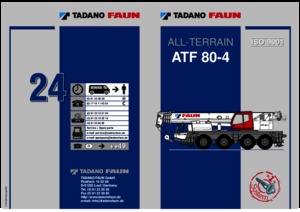 Кранове за всякакви терени Tadano ATF 80-4 (8x8x8)