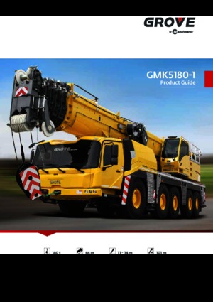 Кранове за всякакви терени Grove GMK5180-1