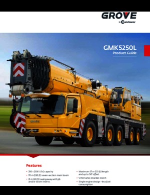 Кранове за всякакви терени Grove GMK5250L