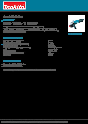 Ъглошлайфи Makita 9556HN