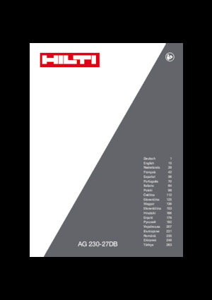 Ъглошлайфи Hilti AG 230-27DB