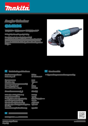 Ъглошлайфи Makita GA4034